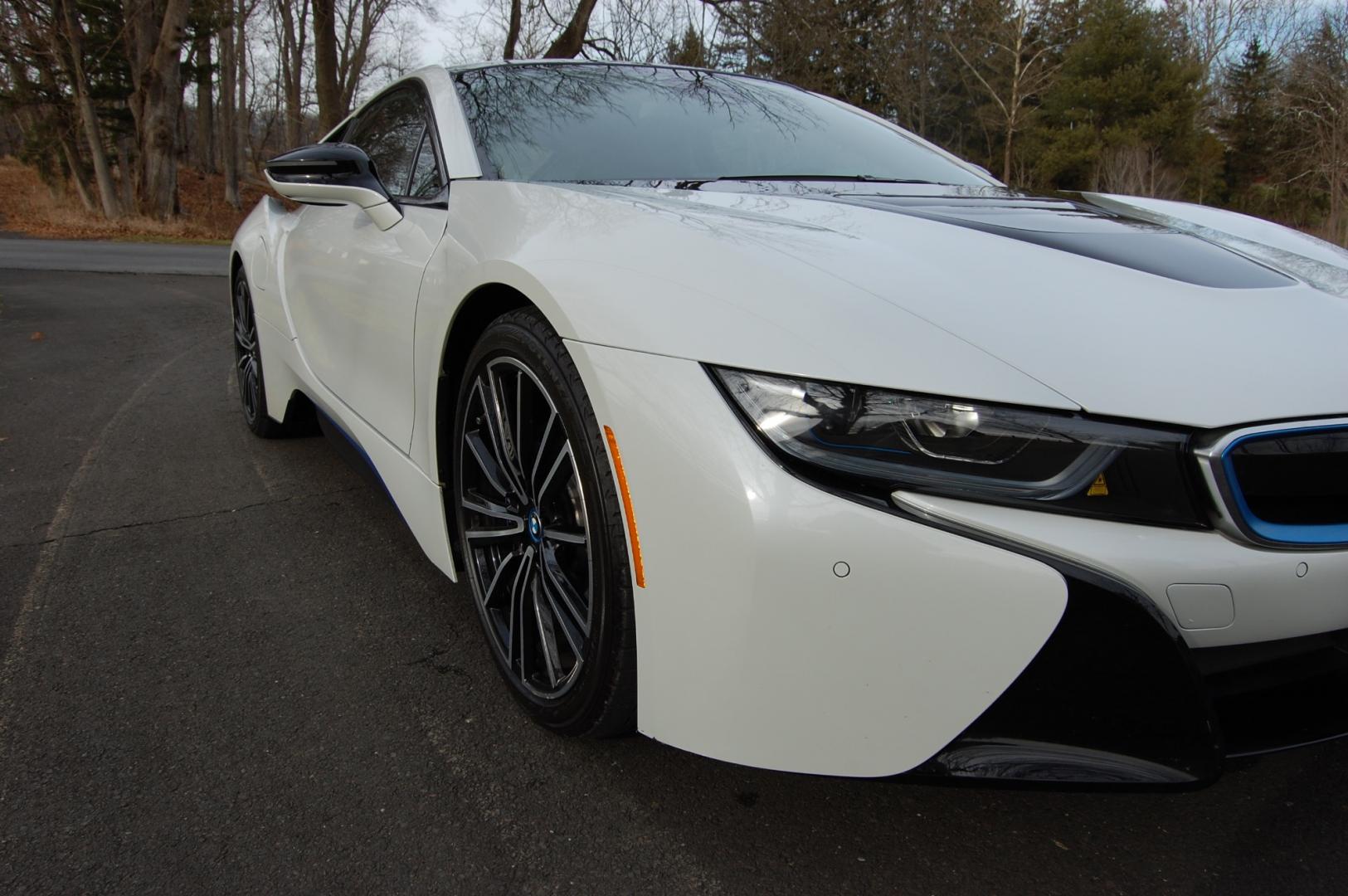 2019 White /Brown Leather BMW i8 (WBY2Z4C50KV) with an 3 cylinder Turbo/ Electric drive engine, Automatic transmission, located at 6528 Lower York Road, New Hope, PA, 18938, (215) 862-9555, 40.358707, -74.977882 - Here we have a beautiful looking and driving 2019 BMW i8 with 7,497 miles. This BMW has a 3 cylinder turbo gas engine with electric motors putting power to all four wheels via an automatic transmission. The interior offers brown leather, keyless entry, cruise control, tilt steering wheel, power wind - Photo#52